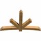 Ekena Millwork Alberta Rough Sawn Timber Gable Bracket, Western Red Cedar, 84"W x 53"H x 6"D x 6"F, 15/12 Pitch GBW084X53X0606ALB00RWR - alternate 3